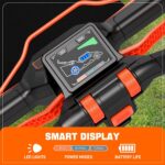 SENIX X6 60V Max 21" 3-in-1 Self-Propelled Mower w/ 8Ah Battery & Charger, Smart Display, 7-Level Adj. (Mower & Battery Shipped Separately) | 3 in 1 and 7-Height Adjustment, 60mins Runtime for Garden, Small Yard - Image 11
