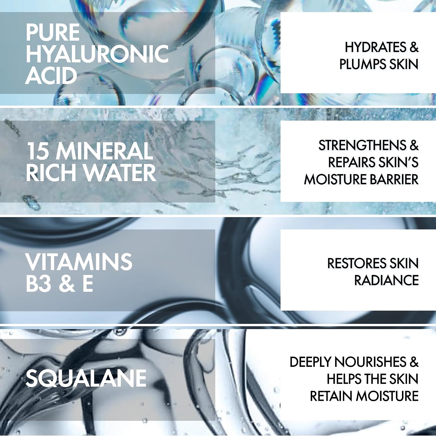 Vichy Mineral 89 Fragrance Free Cream, Moisture Boosting Cream with Hyaluronic Acid, Daily Face Moisturizer, Available in 4 Formulas For All Skin Types, Dry & Sensitive Skin & Mattifying for Oily Skin - Image 3