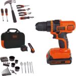 BLACK+DECKER 20V MAX 68-Piece Cordless Drill and Home Tool Project Kit with Tool Storage Bag (LDX120PK) - Image 2