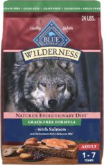 Blue Buffalo Wilderness Salmon Adult Dry Dog Food, Grain-Free, 24 lb | 39g Protein, Real Salmon #1 Ingredient, Antioxidant-Rich Fruits & Veggies, High Protein to Fuel Adventures - Image 2