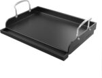 Griddle for Gas Grill, Cast Iron Griddle for Gas Grill & Stove Top, 17"x13" Flat Top Griddle Nonstick Grill Griddle Plate for Charcoal Outdoor Camping Cooking for Blackstone Style Flat Top Grill - Image 2
