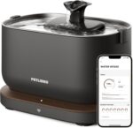 PETLIBRO Cat Water Fountain, App Monitoring Pet Fountains for Cats Indoor with Stainless Steel Tray, 2.5L/84oz Dockstream Automatic Water Dispenser for Drinking, 2.4G Wi-Fi Smart Bowl Inside - Image 2