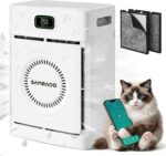 Pet Air Purifier, Dual-sided Washable H13 HEPA, 2500 Sq Ft, App | Dual-Sided Pet Hair Intake, Smart APP Control, Washable Pre-Filter, PM2.5 Sensor, Auto mode, 25 dB Sleep Mode, Child Lock - Image 2
