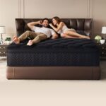 Premium 12 Inch Queen Size Mattress - Black Diamond Quilted, Individual Pocket Spring & Memory Foam Top, Luxurious Support, Pressure Relief, Motion Isolation, High-End Medium Firm, Easy Set-Up - Image 2