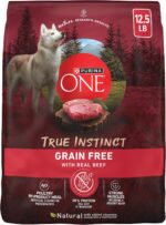 Purina One True Instinct Dry Dog Food, Muscle & Joint Support, Grain-Free Real Beef - 12.5 lb Bag - Image 2