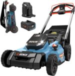SENIX X6 60V Max 21" 3-in-1 Self-Propelled Mower w/ 8Ah Battery & Charger, Smart Display, 7-Level Adj. (Mower & Battery Shipped Separately) | 3 in 1 and 7-Height Adjustment, 60mins Runtime for Garden, Small Yard - Image 2
