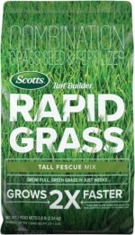 Scotts Turf Builder Rapid Grass Tall Fescue Mix, 5.6 lbs. | Combination Grass Seed and Fertilizer for Lawns, Lawn Seed That Grows in Just Weeks - Image 2