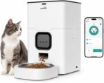 Smart Automatic Cat Feeder with App Control, 4L Timed Dry Food Dispenser, Up to 10 Meals per Day, 10-Second Voice Recorder, Dual Power Supply, for Cats & Small Dogs - Image 2