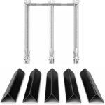 Uniflasy 7636 & 69787 Grill Parts for Weber Spirit E-310, Weber Grill Replacement Parts for Spirit 2/II 300 Series Front Control, 15.3" Flavorizer Bars 18" Burner Tubes - Image 2