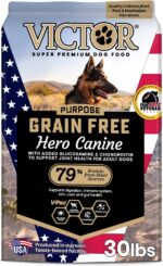 VICTOR Super Premium Dog Food – Purpose Hero Canine Kibble – Premium Gluten Free Dog Food for Active Adult Dogs – High Protein with Glucosamine and Chondroitin for Hip and Joint Health, 30lbs - Image 2