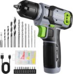 WORKPRO 8V Cordless Drill Set with Battery and Charger, 3/8" Keyless Chuck | Electric Power Drill, 2.0Ah Battery, Variable Speed, Portable for Home Improvement & DIY - Image 2