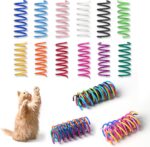 12PCS 12Colors Cat Spring Toys for Indoor Cats | Interactive Coil Springs for Self Play, Heavy Plastic Cat Spiral Spring, Hunting, Biting, Swatting Creative Kitten Toy. - Image 2