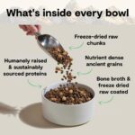 Open Farm RawMix Ancient Grains Dry Dog Food, Large Breed Kibble, 20lb Bag | Wild Caught Salmon, Humanely Raised Chicken & Turkey, Freeze Dried Raw Chunks, 100% Traceable Ingredients. - Image 4