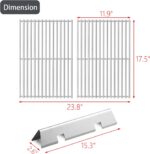 Spirit II E-310 Grill Replacement Parts 7639 Grates 7636 Flavorizer Bars for Weber Spirit and Spirit ii 300 Series Grills Parts with Front Control E310 E330 E-310 E-330 S-315 E-315 E315 SP310 SP320 - Image 5