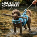 ASENKU Dog Life Jacket - Pet Safety Vest for Swimming & Boating, Shark Life Jacket with Floatation, Dog Lifesavers Swimsuits for Small Medium Large Dogs (Ocean, XL) - Image 9