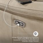 Signature Design by Ashley Power Reclining Sofa, Living Room Couch, Sand | Sand spill-resistant easy-to-clean water-resistant performance fabric, Power headrest, Zero-draw USB, Next-Gen Durapella - Image 4