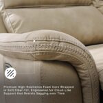 Signature Design by Ashley Power Reclining Sofa, Living Room Couch, Sand | Sand spill-resistant easy-to-clean water-resistant performance fabric, Power headrest, Zero-draw USB, Next-Gen Durapella - Image 8