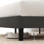 Zinus Maya Upholstered Bed Frame with Asymmetric Headboard, Queen | Durable Wooden Slats, Sturdy Framework, Noise Free Sleep, No Box Spring Needed, Easy Assembly, Eco Friendly Packaging - Image 5