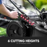 PowerSmart 22-Inch 170cc Self Propelled Gas Lawn Mower | 4-Cycle Engine, Self-Propelled Rear-Wheel-Drive, 3-in-1 Mulch/Bag/Side-Discharge, 6 Height Adjustment - Image 6