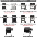 16.3 x 15.8” Griddle Flat Top 7672 Grill Replacement Parts for Weber Genesis E-325S S-325S SX-325S EX-325S Spirit 200 300 Series Genesis II 300 II 400 Series Smokefire EX4 EX6 Accessories Cast Iron - Image 9