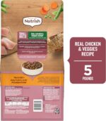 Nutrish Small Breed Dry Dog Food with Chicken, 5 lb. Bag (Rachael Ray) | Suitable for Small Adult Dogs, Veterinarian Reviewed Formula, Made with No Artificial Flavors - Image 4