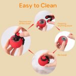 Interactive Cat Toys with Bird Sounds & 3 Speed Modes for Indoor Cats Play | Bird Sounds, 3 Speed Modes, Rechargeable Automatic Rolling, 3 Tails, Fast Charging Ball, For Indoor Cats on Hard Floor Carpet - Image 7
