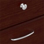 Bush Home Cabot 60W L Shaped Computer Desk with Drawers in Harvest Cherry - Image 6