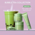 LANEIGE Lip Sleeping Mask: Hydrating & Nourishing Korean Overnight Lip Treatment Mask with Shea Butter, Vitamin C & Murumuru, Antioxidants For Flaky, Dry Lips | Korean Skin Care, Matcha Bubble Tea - Image 5