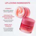 LANEIGE Lip Sleeping Mask: Hydrating & Nourishing Korean Overnight Lip Treatment Mask with Shea Butter, Vitamin C & Murumuru, Antioxidants For Flaky, Dry Lips | Korean Skin Care, Matcha Bubble Tea - Image 8