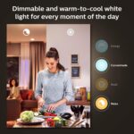 Philips Hue Smart 60W GU10 LED Bulb - White and Color Ambiance Color-Changing Light - 2 Pack - 450LM - Indoor - Control with Hue App - Works with Alexa, Google Assistant and Apple Homekit, 584680 - Image 5