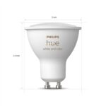 Philips Hue Smart 60W GU10 LED Bulb - White and Color Ambiance Color-Changing Light - 2 Pack - 450LM - Indoor - Control with Hue App - Works with Alexa, Google Assistant and Apple Homekit, 584680 - Image 6
