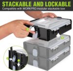 WORKPRO Power Drill Bit Set with Tool Box, 8V Cordless Drill Driver | Cordless Screwdriver Kit, 21pcs Accessories, 3/8" Keyless Chuck, 2.0Ah Battery, Portable for DIY - Image 8