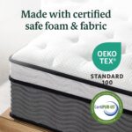 Zinus 14 Inch Support Plus Pocket Spring Hybrid Mattress, King, Strong Coils for Durable Support, Pocket Innersprings for Motion Isolation, Mattress in A Box - Image 5