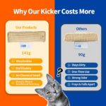 (2-Pack) Yesibeike Refillable Catnip Kicker Toy Kits, Washable Sisal Cover, 60g Catnip Pouch Each, Two Sisal Balls, Side Holes for DIY Teasers, Reinforced Stitching, Natural Odor Free Materials - Image 3