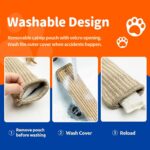 (2-Pack) Yesibeike Refillable Catnip Kicker Toy Kits, Washable Sisal Cover, 60g Catnip Pouch Each, Two Sisal Balls, Side Holes for DIY Teasers, Reinforced Stitching, Natural Odor Free Materials - Image 6