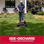 PowerSmart EasyCut 18-Inch Gas Lawn Mower, 144cc OHV Engine, Steel Deck, Side Discharge, 5-Position Dual-Lever Height Adjustment, Push Mower for Small Yards - Image 6