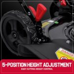 PowerSmart EasyCut 18-Inch Gas Lawn Mower, 144cc OHV Engine, Steel Deck, Side Discharge, 5-Position Dual-Lever Height Adjustment, Push Mower for Small Yards - Image 7