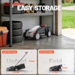 Litheli Electric Lawn Mower Cordless,Grass Cutter Machine for 2800 Sq. Ft.Lawnmower with Brushless Motor, 14.5 In Cutting Width, Cutting Height from 1 In to 2.5 In, Includes 5.0 Ah Battery and charger - Image 5
