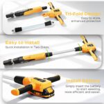 Weed Puller Tool, 21V Powerful Garden Tools Electric Weeder Tool, Yellow | Weed Remover Tool with 2.0Ah Battery and Charger, 3-Claw Steel Head for Smooth Weeding, Ideal Gifts for Men Women Mom Dad - Image 8