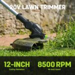 STEELITE 40V 17" Electric Lawn Mower & 12" String Trimmer Combo Set, Yard Care Kit with 2x4.0Ah Batteries & Dual Chargers - Image 8