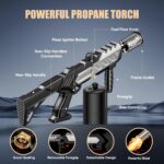 KOACKL 25.8" CSA Propane Torch Gun 2372°F Adjustable Flame BBQ Searing | Powerful Flamethrower Blow Torch, Instant Piezo Ignition, Ergonomic Grip; Weed Burner, Melts Ice; for Camping, Welding, DIY - Image 3