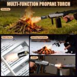 KOACKL 25.8" CSA Propane Torch Gun 2372°F Adjustable Flame BBQ Searing | Powerful Flamethrower Blow Torch, Instant Piezo Ignition, Ergonomic Grip; Weed Burner, Melts Ice; for Camping, Welding, DIY - Image 8