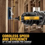 DEWALT Cordless Screwdriver, 4V USB Rechargeable Electric Screwdriver with 12 pcs Screwdriver Bit Set, LED Light, FLEXDRIVE Control, Compact, Ergonomic (DWHT66719) - Image 5