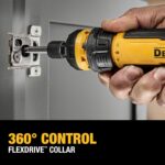 DEWALT Cordless Screwdriver, 4V USB Rechargeable Electric Screwdriver with 12 pcs Screwdriver Bit Set, LED Light, FLEXDRIVE Control, Compact, Ergonomic (DWHT66719) - Image 9