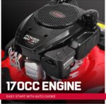 PowerSmart 21-Inch Self Propelled Gas Lawn Mower, 170cc OHV Engine, Rear-Wheel Drive, Steel Deck, 3-in-1 Walk-Behind Mower - Image 7
