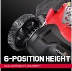 PowerSmart 21-Inch Self Propelled Gas Lawn Mower, 170cc OHV Engine, Rear-Wheel Drive, Steel Deck, 3-in-1 Walk-Behind Mower - Image 8
