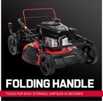 PowerSmart 21-Inch Self Propelled Gas Lawn Mower, 170cc OHV Engine, Rear-Wheel Drive, Steel Deck, 3-in-1 Walk-Behind Mower - Image 10