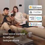 Honeywell Home X7S Smart Wi-Fi Programmable Thermostat, Black | Humidity Monitoring, 4.3" Customizable Touchscreen Display, Sensor Feature, Energy Star, Works w/Alexa, Matter, Apple, Google - Image 9