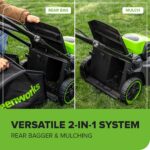 Greenworks 60V 17 in Mower/Blower Kit, 4.0 Ah Battery and Charger - Image 8