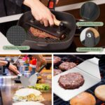 18PCS Griddle Accessories Kit, Flat Top Grill Accessories Set for Blackstone and Camp Chef, Grill Spatula Set with Enlarged Spatulas, Basting Cover, Scraper for Outdoor BBQ - Image 5